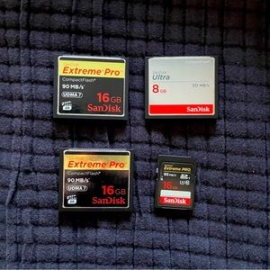 4 ✨ SanDisk Memory Cards